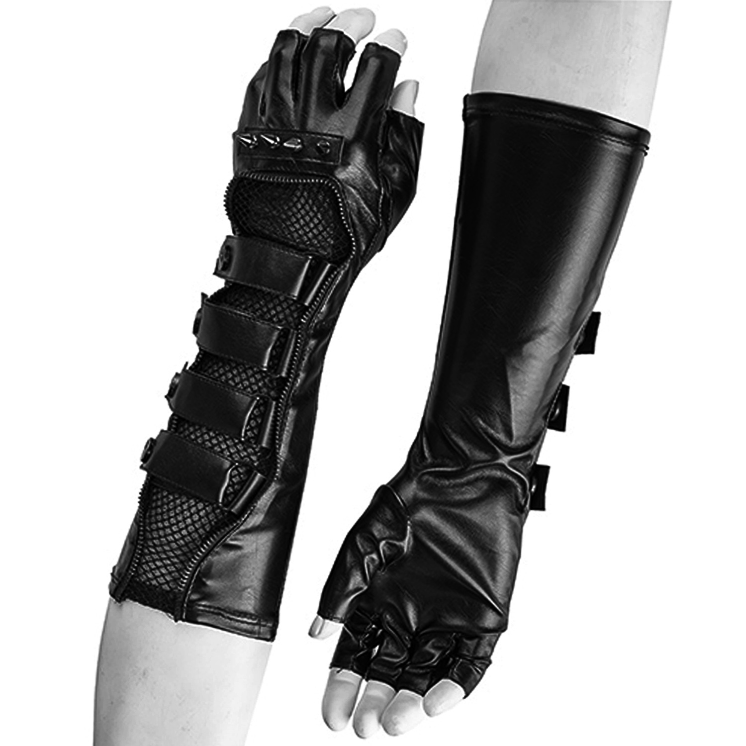 Men's Gothic Gloves 'Predator' by Punk Rave • the dark store™