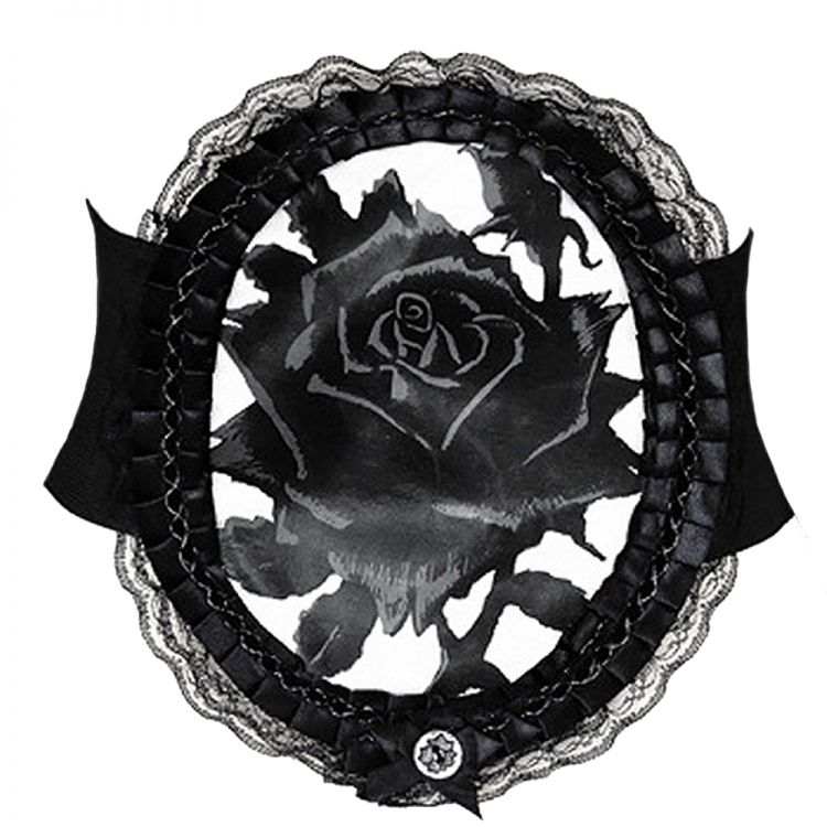 Large Ceinture 'Black Rose'
