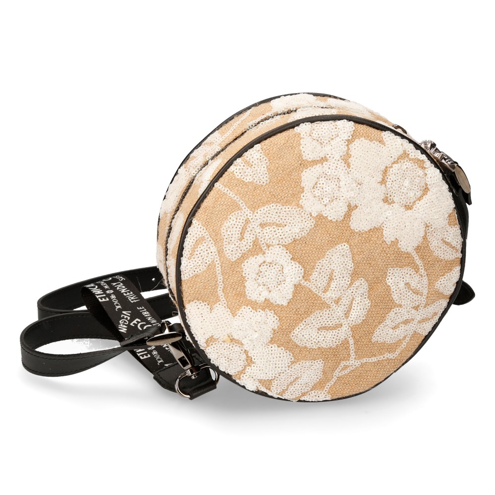 Mother of Pearl Floral Round Shoulder Bag by New Rock • the dark store™