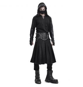 Black 'Altaïr' Skirt Kilt