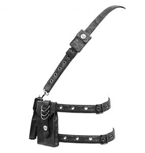 Black 'Altaïr' Harness Belt