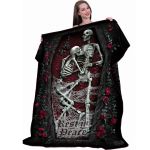Fleece Blanket 'Rest In Peace' with Double Sided Print
