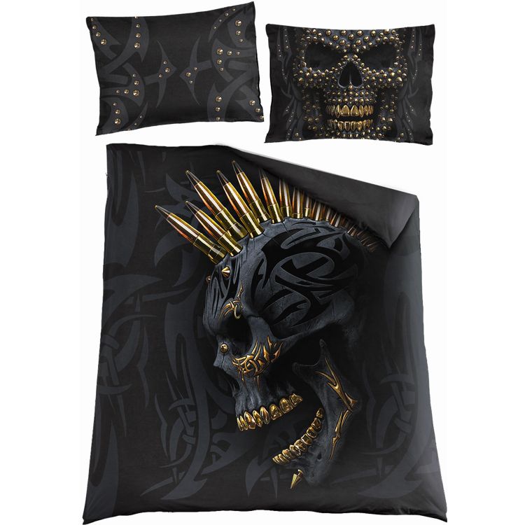 Double Duvet Cover 'Black Gold' with Pillowcases