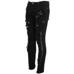 Pantalon 'Acanthus' en Jean Noir