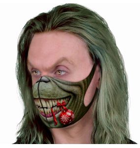 Green 'Grouch' Face Mask