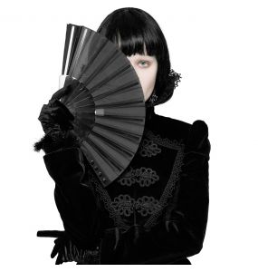 Porte-Monnaie Gothic Lolita 'Black Fairy' Noir