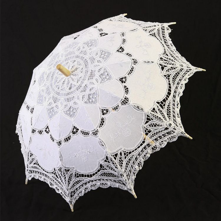 White 'Fairy' Gothic Lolita Umbrella