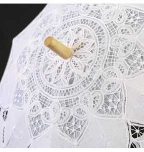 White 'Fairy' Gothic Lolita Umbrella