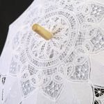 White 'Fairy' Gothic Lolita Umbrella