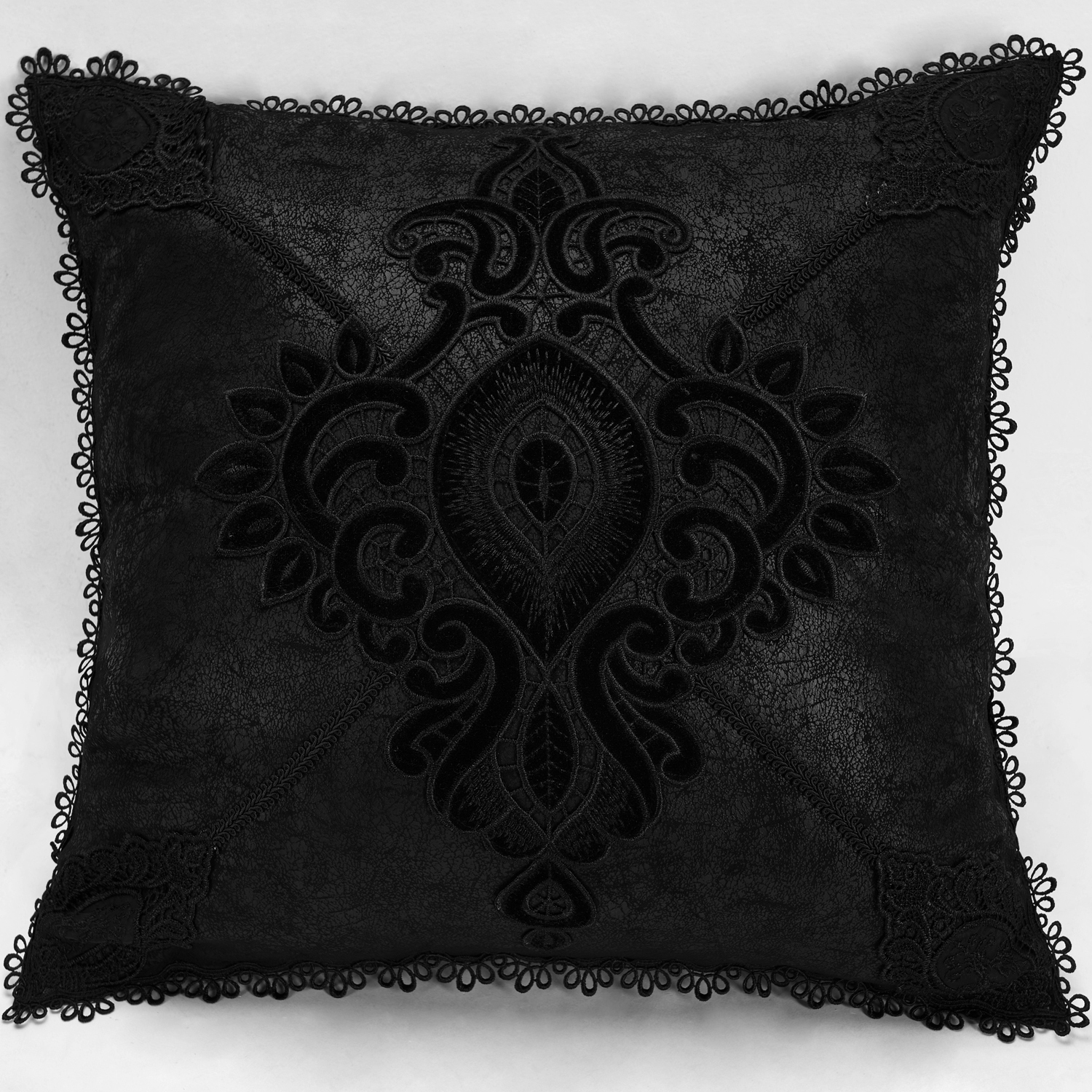 Gothic Throw Pillow Cushion Cover Pack of 2, Fantasy Scene with