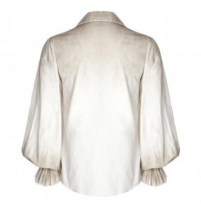 Chemise 'Orthodox Goth' Blanc Cassé