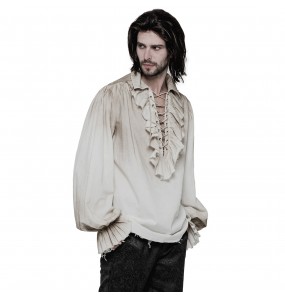 Chemise 'Orthodox Goth' Blanc Cassé