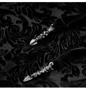 Ophelia Top in Black Brocade – MILLE