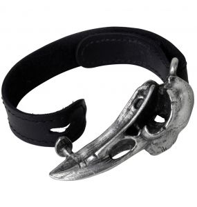 Black Rabeschadel Leather Wriststrap