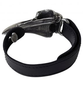 Black Rabeschadel Leather Wriststrap