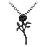Pendentif 'The Romance of The Black Rose'