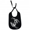 Black 'KoЯn' Baby Bib