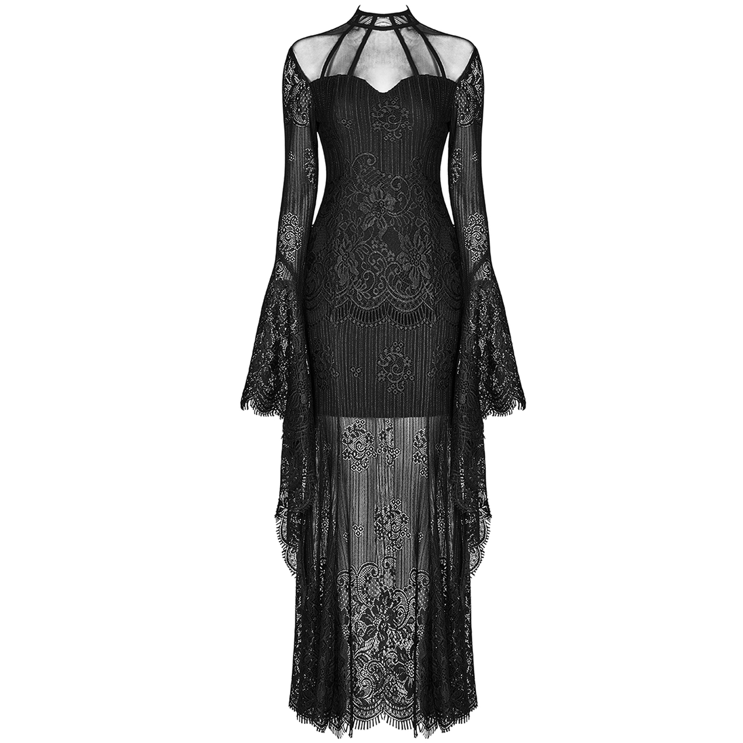 Black 'Dark Nympha' Dress by Punk Rave • the dark store™