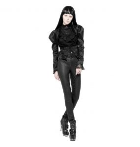 Pantalon Gothique 'Black Soiree' Noir