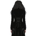 Veste Gothique 'Dark Doll' en Velours Noire