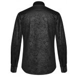 Black 'Nocturn' Brocade Shirt