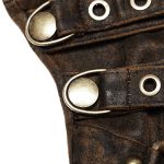 Brown Steampunk 'Mad Max' Gloves