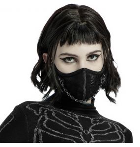 Black 'Punk' Face Mask