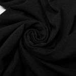 Black 'Isolde' Long Sleeves Top