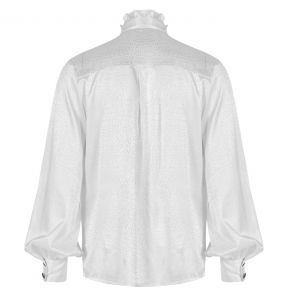 Chemise 'Valerian' en Jacquard Blanche