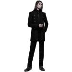 Black Long 'Lothaire' Gothic Jacket