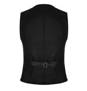 Gilet Gothique 'Taurus' Noir