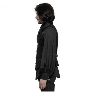 Gilet Gothique 'Taurus' Noir