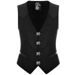 Gilet Gothique 'Taurus' Noir