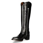 Black Luxor Leather New Rock High Boots
