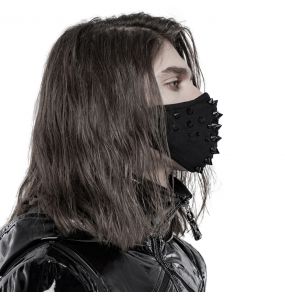 Masque 'Punk Rivet' Noir