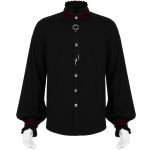 Chemise 'Desmond' Noire et Bordeaux