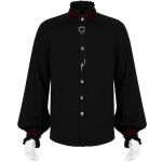 Black And Burgundy 'Desmond' Shirt