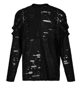 Black Long Sleeves T-Shirt by Punk Rave • the dark store™