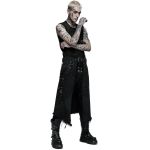Mi-Jupe Kilt pour Hommes 'Goth Stylish' Noire