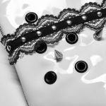 Masque 'Dark Lolita' Noir et Blanc