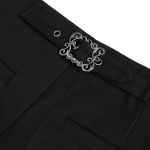 Black 'Mc Dermot' Victorian Pants