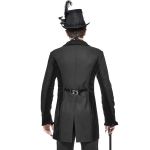 Black 'Mc Dermot' Victorian Tail Coat