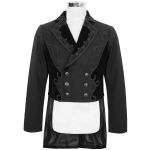 Black 'Mc Dermot' Victorian Tail Coat