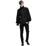 Chemise 'Coffin' en Mousseline Noire