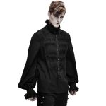 Chemise 'Coffin' en Mousseline Noire