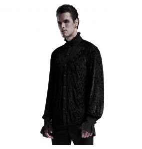 Chemise Victorienne 'Nomeon' Noire