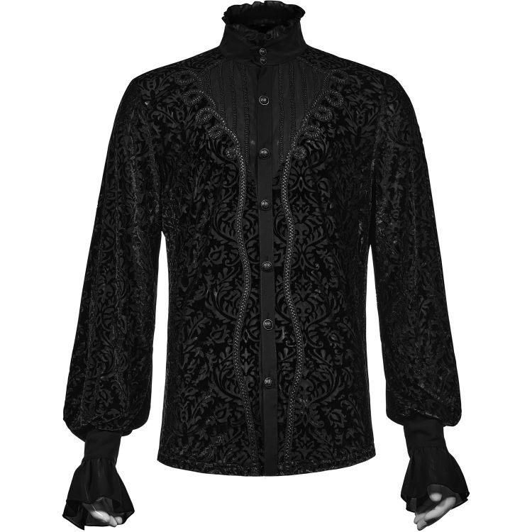 Chemise Victorienne 'Nomeon' Noire