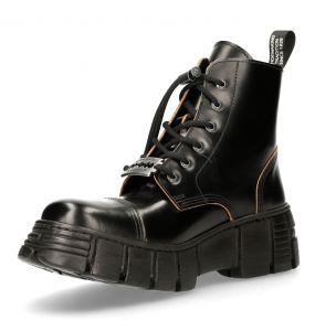 Bottines New Rock Wall Antik Noires