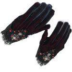 Burgundy 'Red Diamond' Gloves