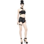 Black 'Iona' Hot Pants